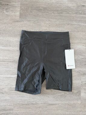 lululemon athletica Black High-Rise Bike Shorts
